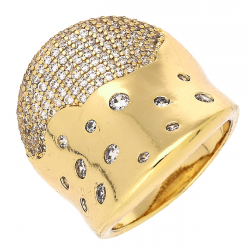 PIERŚCIONEK POZŁACANY 22 MM ELEGANCE XUPING 89359