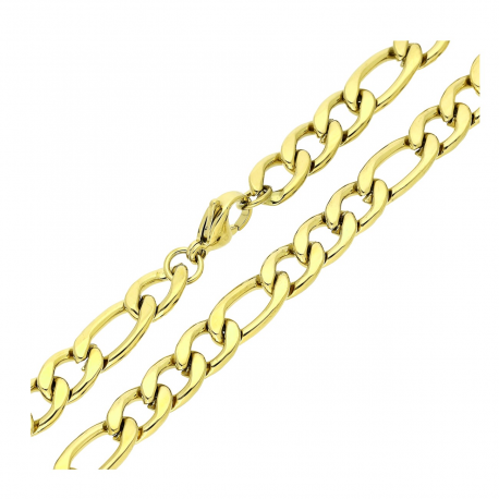 ŁAŃCUCH POZŁACANY 60 CM 7,7 MM S. STEEL TTM XUPING 89404