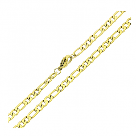 ŁAŃCUSZEK POZŁACANY 45 CM 4 MM S. STEEL TTM XUPING 89407