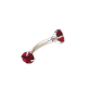 KOLCZYK 12/3 MM S.STEEL TTM PIERCING XUPING 89506