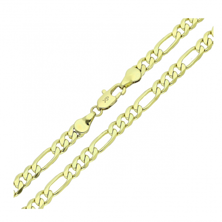 14K ŁAŃCUSZEK POZŁACANY 50 CM 5 MM FIGARO XUPING 89515