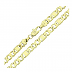 14K ŁAŃCUSZEK POZŁACANY 45 CM 6 MM GUCCI XUPING 89520
