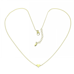 14K CELEBRYTKA POZŁACANA 45+3 CM ZŁOTE SERDUSZKO XUPING 89524