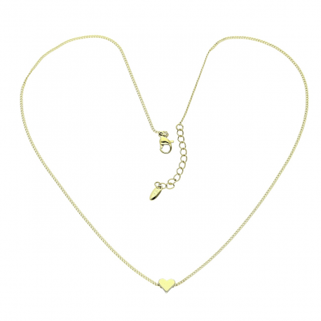 14K CELEBRYTKA POZŁACANA 45+3 CM ZŁOTE SERDUSZKO XUPING 89524
