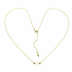 14K CELEBRYTKA POZŁACANA 50-45 CM PEREŁKA XUPING 89525