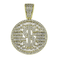 14K ZAWIESZKA POZŁACANA 41/29 MM LUXURY XUPING 89529