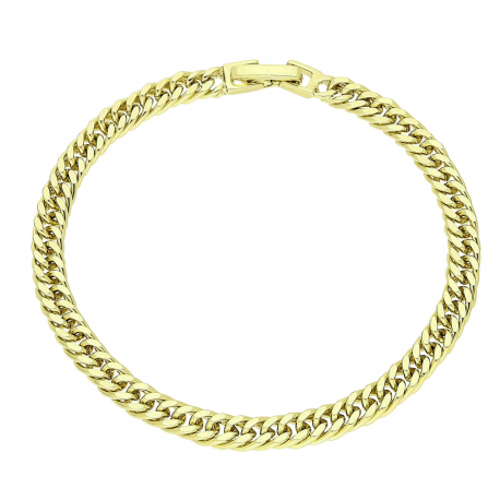 14K BRANSOLETKA POZŁACANA 18 CM 5 MM PANCERKA XUPING 89538