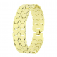 14K BRANSOLETKA POZŁACANA 21 CM 21 MM SAMO ZŁOTO XUPING 89541