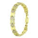14K BRANSOLETKA POZŁACANA 19-17 CM 10 MM ELEGANCE XUPING 89545