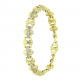 14K BRANSOLETKA POZŁACANA 19-17 CM 9 MM ELEGANCE XUPING 89556