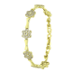 14K BRANSOLETKA POZŁACANA 19,5-18 CM 10 MM ELEGANCE XUPING 89557