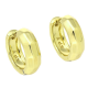 14K KOLCZYKI POZŁACANE 17/6 MM ZŁOTE KÓŁKA XUPING 89569