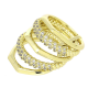 14K PIERŚCIONEK POZŁACANY 16 MM LUXURY XUPING 89620