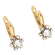 KOLCZYKI POZŁACANE 17/9 MM CRYSTAL XUPING 89661