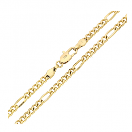 ŁAŃCUSZEK POZŁACANY 50 CM 3,6 MM FIGARO XUPING 89680