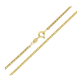 ŁAŃCUSZEK POZŁACANY 55 CM 1,6 MM KŁOS XUPING 89683