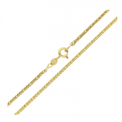 ŁAŃCUSZEK POZŁACANY 55 CM 1,6 MM KŁOS XUPING 89683