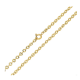 ŁAŃCUSZEK POZŁACANY 45 CM 3 MM ROLO DIAMENTOWANE XUPING 89686
