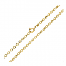 ŁAŃCUSZEK POZŁACANY 45 CM 3 MM ROLO DIAMENTOWANE XUPING 89686