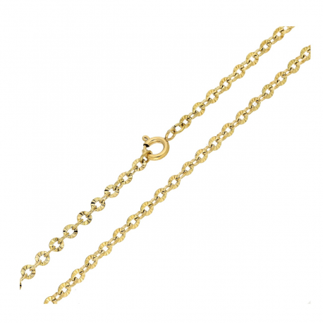 ŁAŃCUSZEK POZŁACANY 45 CM 3 MM ROLO DIAMENTOWANE XUPING 89686
