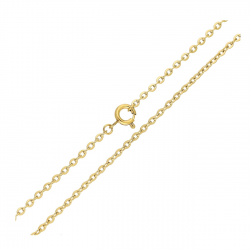 ŁAŃCUSZEK POZŁACANY 45 CM 2 MM ANKIER XUPING 89689
