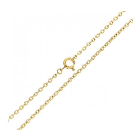 ŁAŃCUSZEK POZŁACANY 45 CM 2 MM ANKIER XUPING 89689