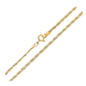 ŁAŃCUSZEK POZŁACANY 45 CM 2,5 MM OZDOBNY XUPING 89698
