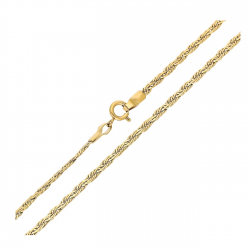 ŁAŃCUSZEK POZŁACANY 45 CM 2,5 MM OZDOBNY XUPING 89698