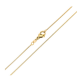 ŁAŃCUSZEK POZŁACANY 60 CM 1,1 MM OGON WĘŻA XUPING 89703