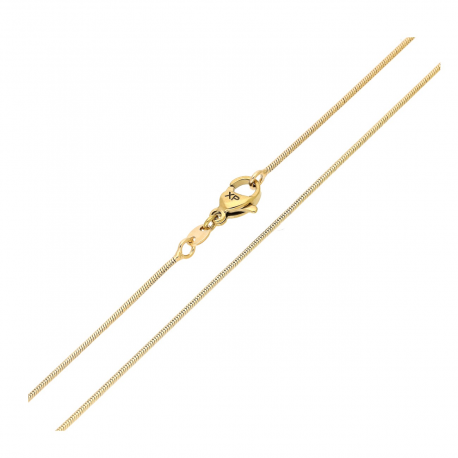 ŁAŃCUSZEK POZŁACANY 50 CM 1,1 MM OGON WĘŻA XUPING 89705