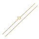 ŁAŃCUSZEK POZŁACANY 45 CM 1,1 MM OGON WĘŻA SKRĘCANY XUPING 89707