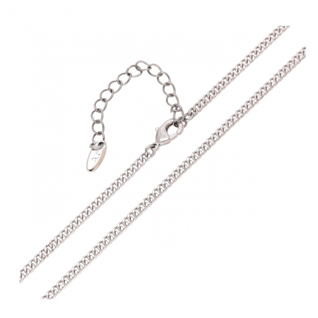 ŁAŃCUSZEK PLATYNOWANY 42+5 CM 2,4 MM PANCERKA XUPING 89715