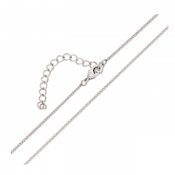 ŁAŃCUSZEK PLATYNOWANY 43+5 CM 1,4 MM PANCERKA XUPING 89716