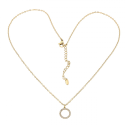 CELEBRYTKA POZŁACANA 45+5 CM BRYLANTOWA KARMA XUPING 89727
