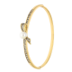 BRANSOLETKA POZŁACANA 54/10 MM BANGLE Z PERŁĄ XUPING 89812