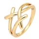PIERŚCIONEK POZŁACANY 12 MM ZŁOTA ELEGANCJA XUPING 89890