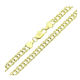 14K ŁAŃCUSZEK POZŁACANY 50 CM 5,5 MM PANCERKA DUO XUPING 90099