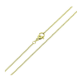 14K ŁAŃCUSZEK POZŁACANY 45 CM 1,5 MM PANCERECZKA XUPING 90100