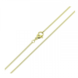 14K ŁAŃCUSZEK POZŁACANY 45 CM 1,5 MM PANCERECZKA XUPING 90100