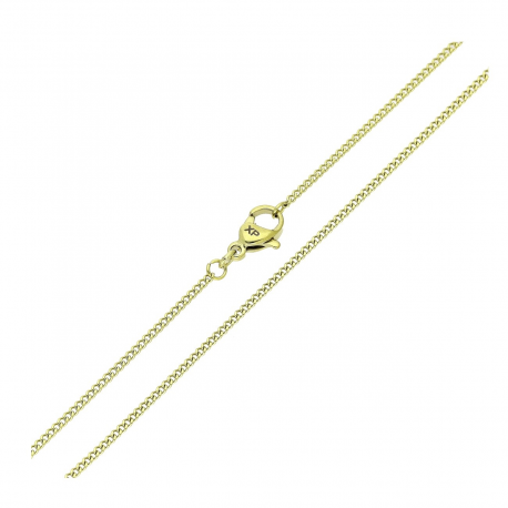 14K ŁAŃCUSZEK POZŁACANY 45 CM 1,5 MM PANCERECZKA XUPING 90100