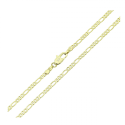 14K ŁAŃCUSZEK POZŁACANY 50 CM 2,5 MM FIGARO XUPING 90107