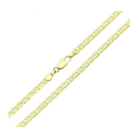 14K ŁAŃCUSZEK POZŁACANY 55 CM 3,3 MM GUCCI XUPING 90110