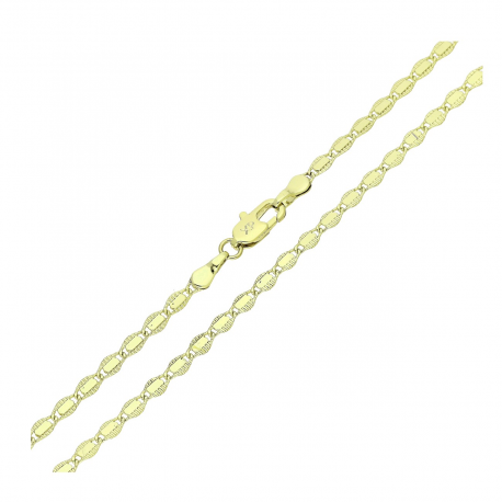 14K ŁAŃCUSZEK POZŁACANY 55 CM 2,9 MM OZDOBNY XUPING 90113