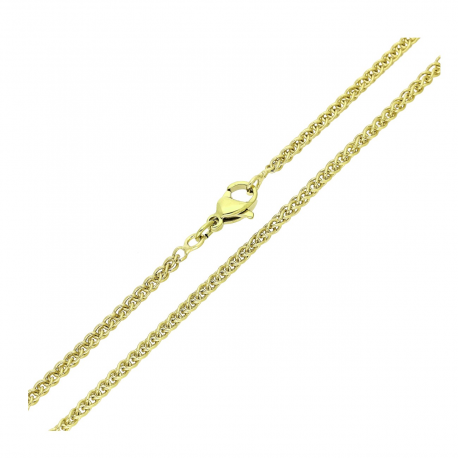 14K ŁAŃCUSZEK POZŁACANY 50 CM 2,2 MM KŁOS XUPING 90115
