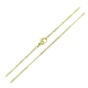 14K ŁAŃCUSZEK POZŁACANY 45 CM 1,7 MM PANCERKA PRZEPRASKI XUPING 90116