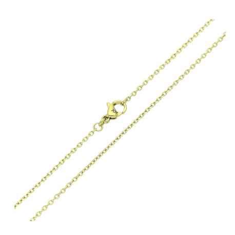 14K ŁAŃCUSZEK POZŁACANY 45 CM 1,5 MM ANKIER XUPING 90118