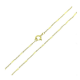 14K ŁAŃCUSZEK POZŁACANY 45 CM 1,5 MM PANCERKA PRZEPRASKI XUPING 90119