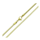 14K ŁAŃCUSZEK POZŁACANY 50 CM 2,1 MM OGON WĘŻA XUPING 90121