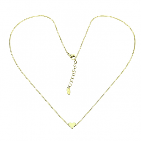 14K CELEBRYTKA POZŁACANA 45+3 CM ZŁOTE SERDUSZKO XUPING 90135