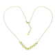 14K CELEBRYTKA POZŁACANA 45+3 CM ZŁOTA ELEGANCJA XUPING 90140
